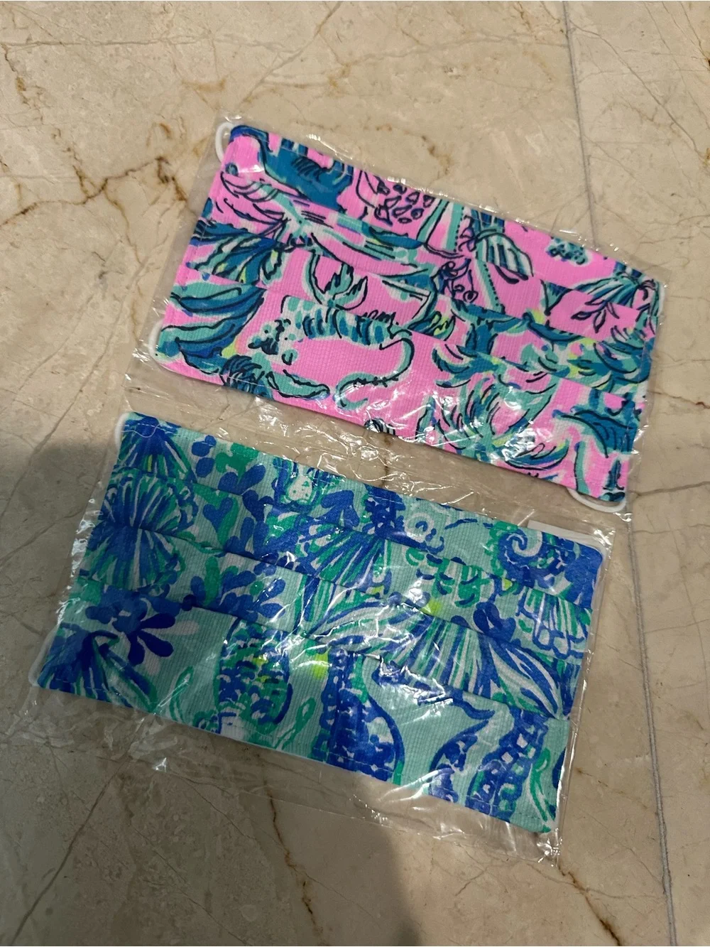 Lilly Pulitzer Face Masks X 2 New In Package